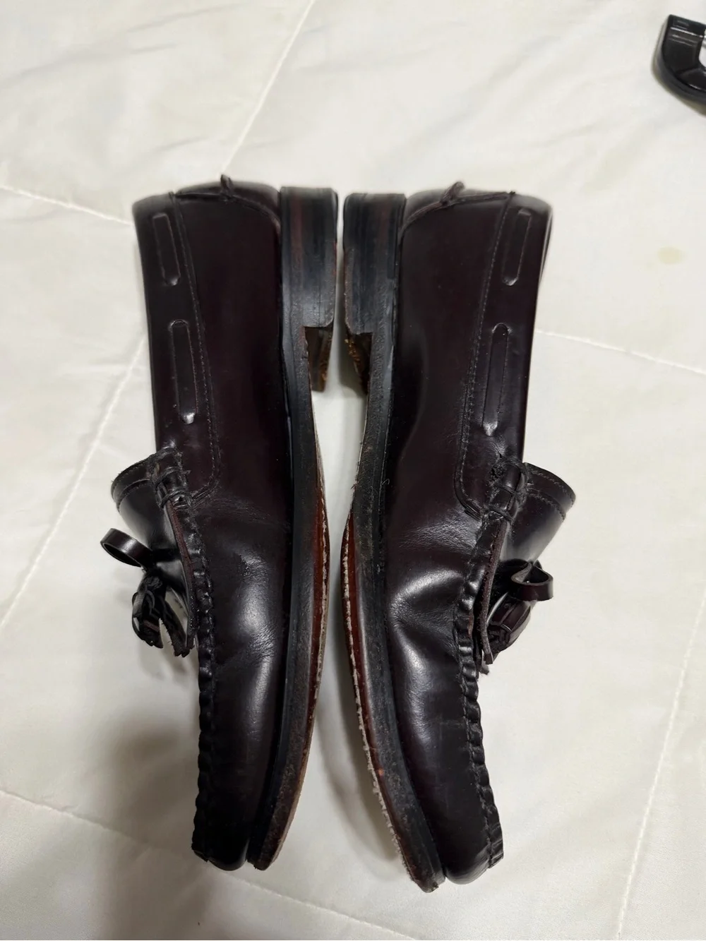 Sebago Men’s Tassel Kiltie Loafers in Dark Burandy